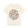 Floral Wreath Tee — Boho Botanical Short Sleeve T-Shirt